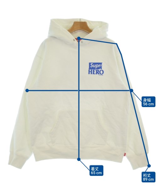 Supreme（シュプリーム）パーカー 白 サイズ:S メンズ/2200691596037