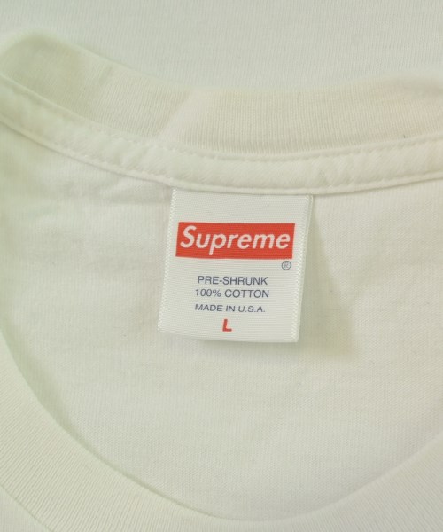 Supreme（シュプリーム）Tシャツ・カットソー 白 サイズ:L メンズ/2200693498049