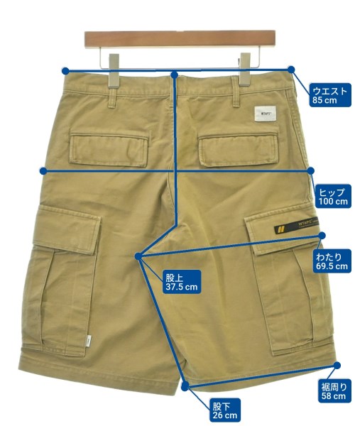 WTAPS（ダブルタップス）ショートパンツ ベージュ サイズ:02(M位) メンズ/2200556058267