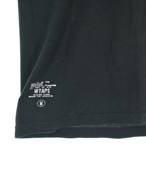 WTAPS（ダブルタップス）Tシャツ・カットソー 黒 サイズ:M メンズ/2200620963329