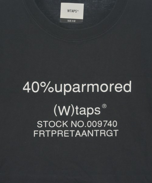 WTAPS（ダブルタップス）Tシャツ・カットソー 黒 サイズ:02(M位) メンズ/2200635508126