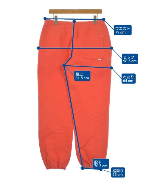 WTAPS（ダブルタップス）スウェットパンツ オレンジ サイズ:L メンズ/2200635874092