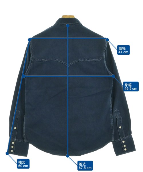 WTAPS（ダブルタップス）カジュアルシャツ 紺 サイズ:S メンズ/2200636928039