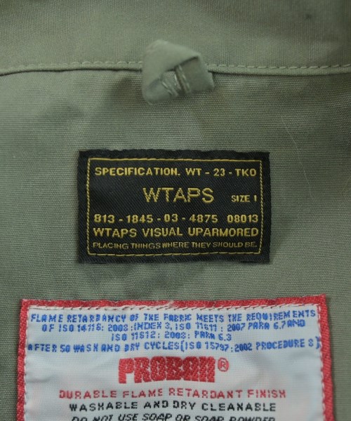 WTAPS（ダブルタップス）カジュアルシャツ カーキ サイズ:1(S位) メンズ/2200636928053