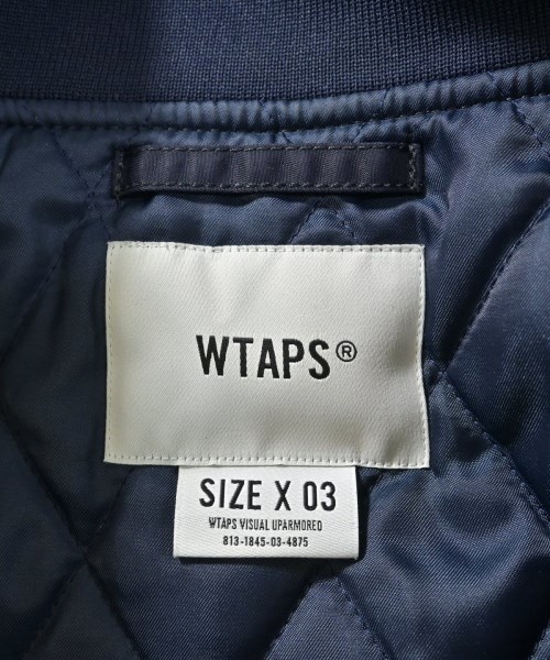 WTAPS（ダブルタップス）ミリタリーブルゾン 紺 サイズ:3(L位) メンズ/2200637617017