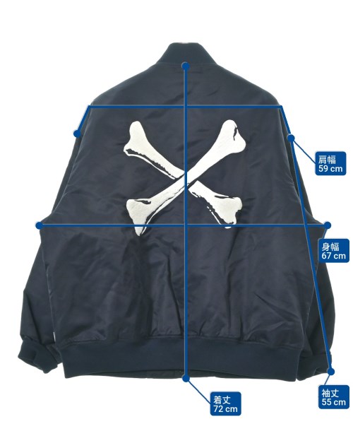 WTAPS（ダブルタップス）ミリタリーブルゾン 紺 サイズ:3(L位) メンズ/2200637617017