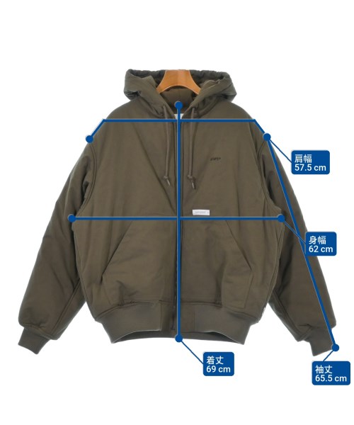 WTAPS（ダブルタップス）ミリタリーブルゾン 茶 サイズ:03(L位) メンズ/2200637647021