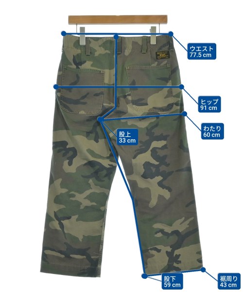 WTAPS（ダブルタップス）チノパン カーキ サイズ:1(S位) メンズ/2200638680041