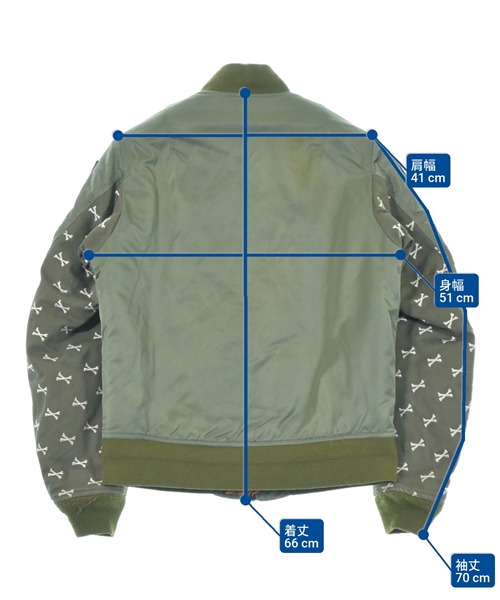 WTAPS（ダブルタップス）ミリタリーブルゾン 緑 サイズ:M メンズ/2200638758016