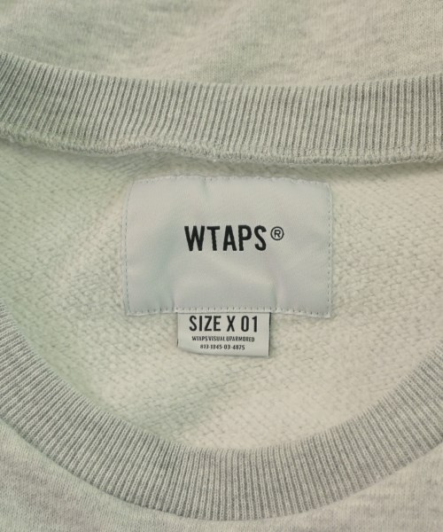 WTAPS（ダブルタップス）スウェット グレー サイズ:01(S位) メンズ/2200639400082