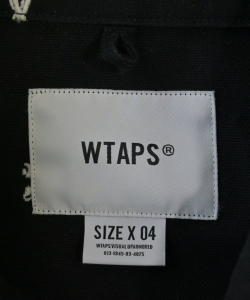 WTAPS（ダブルタップス）ミリタリーブルゾン 黒 サイズ:04(XL位) メンズ/2200639609010