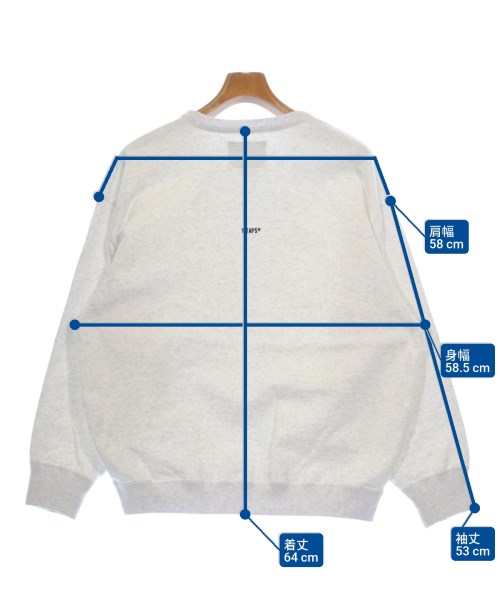 WTAPS（ダブルタップス）スウェット グレー サイズ:03(L位) メンズ/2200639962023