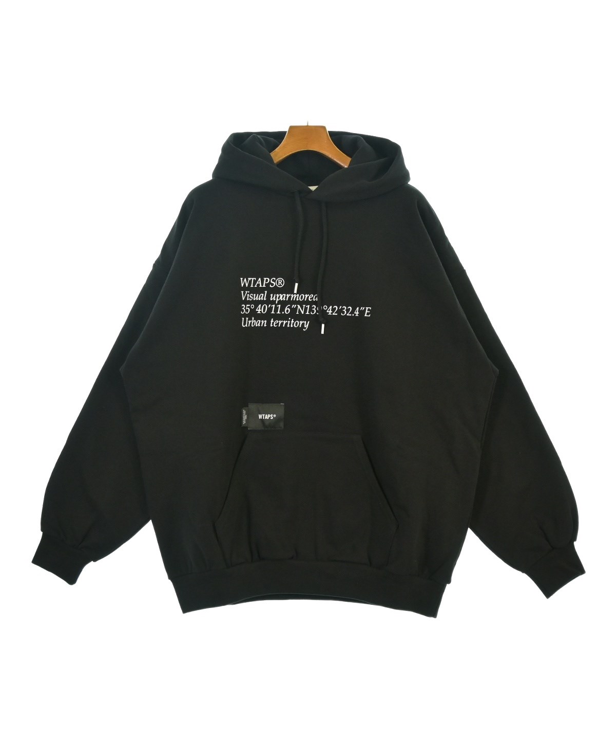 K*Δ様 (W)TAPS 黒 パーカー コットン100% WTAPS（ダブルタップス）パーカー 黒 サイズ:04(XL位) メンズ