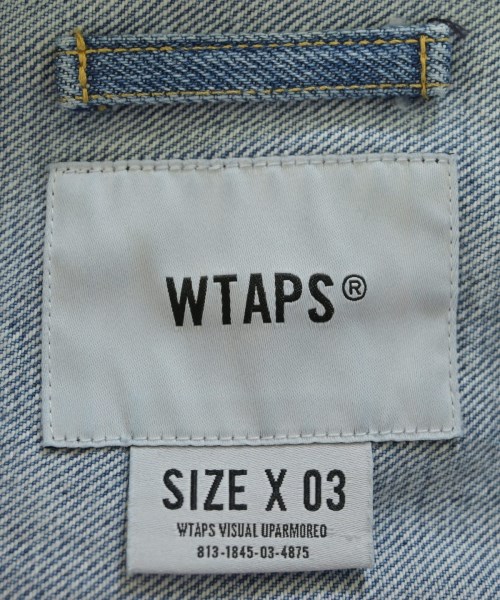 WTAPS（ダブルタップス）デニムジャケット 青 サイズ:03(XXL位) メンズ/2200629430129