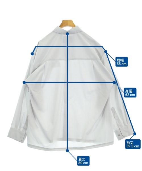 WTAPS（ダブルタップス）カジュアルシャツ 白 サイズ:03(XXL位) メンズ/2200629430150