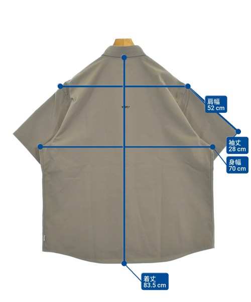 WTAPS（ダブルタップス）カジュアルシャツ グレー サイズ:03(L位) メンズ/2200629430167