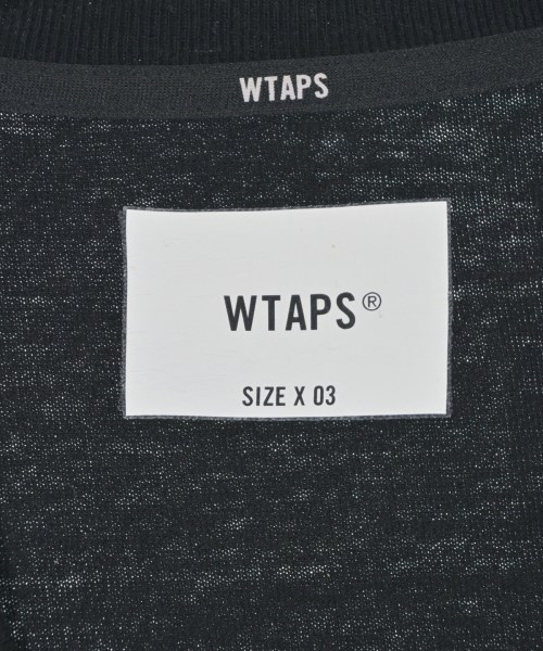 WTAPS（ダブルタップス）Tシャツ・カットソー 黒 サイズ:03(L位) メンズ/2200629430204