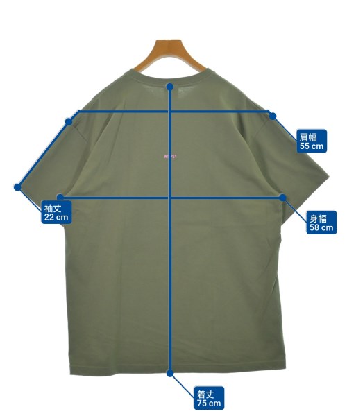 WTAPS（ダブルタップス）Tシャツ・カットソー カーキ サイズ:03(L位) メンズ/2200629430228