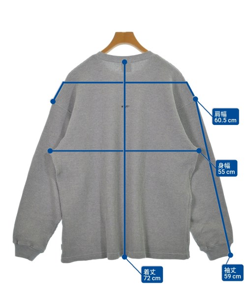 WTAPS（ダブルタップス）Tシャツ・カットソー グレー サイズ:02(M位) メンズ/2200629430259