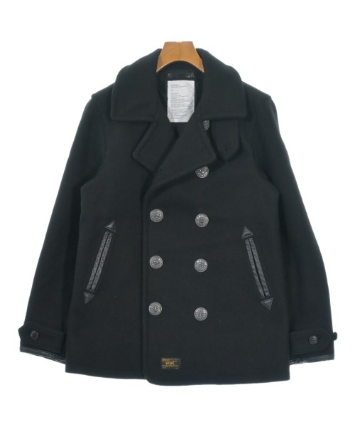 WTAPS(ダブルタップス)ピーコート 黒 サイズ:2(M位)/2200640650018