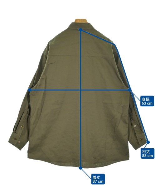 WTAPS（ダブルタップス）カジュアルシャツ カーキ サイズ:02(M位) メンズ/2200640650117