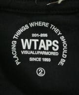 WTAPS（ダブルタップス）Tシャツ・カットソー 黒 サイズ:2(M位) メンズ/2200640650186