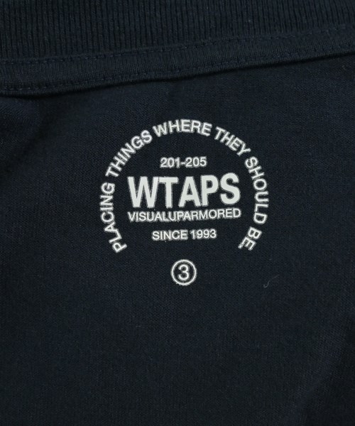 WTAPS（ダブルタップス）Tシャツ・カットソー 黒 サイズ:3(L位) メンズ/2200641079030