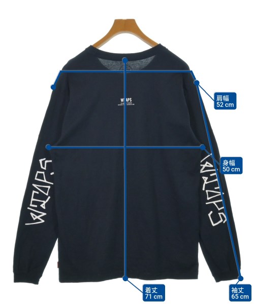 WTAPS（ダブルタップス）Tシャツ・カットソー 黒 サイズ:3(L位) メンズ/2200641079030