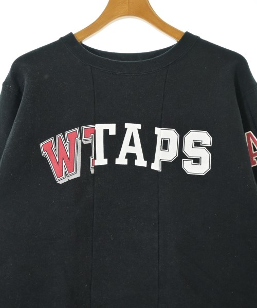 WTAPS（ダブルタップス）スウェット 黒 サイズ:01(S位) メンズ/2200635648037