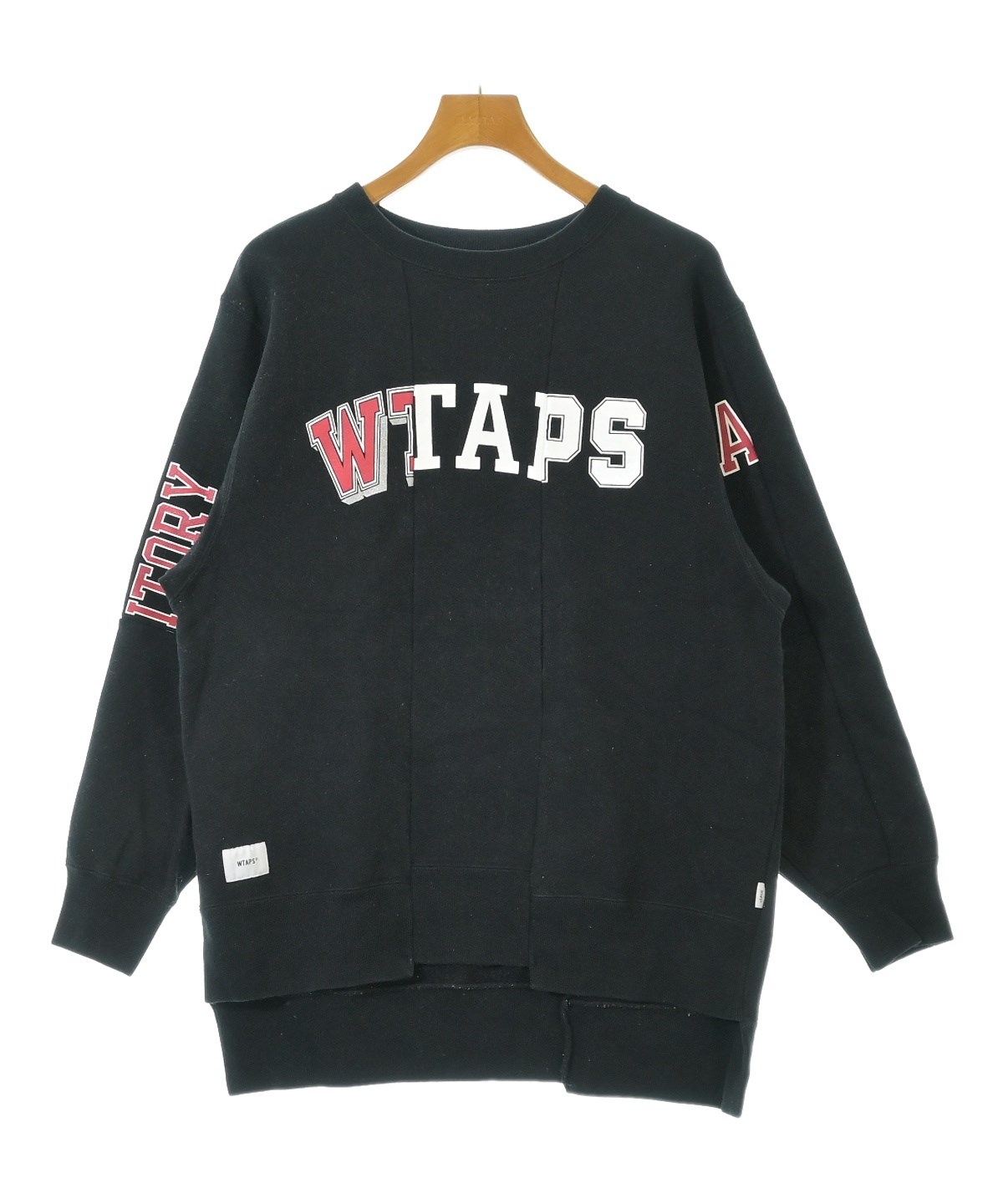 WTAPS（ダブルタップス）スウェット 黒 サイズ:01(S位) メンズ