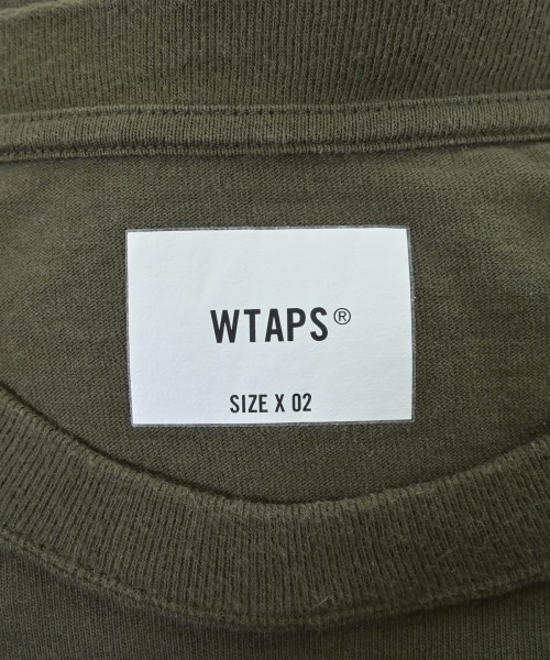 WTAPS（ダブルタップス）Tシャツ・カットソー カーキ サイズ:02(M位) メンズ/2200635648044