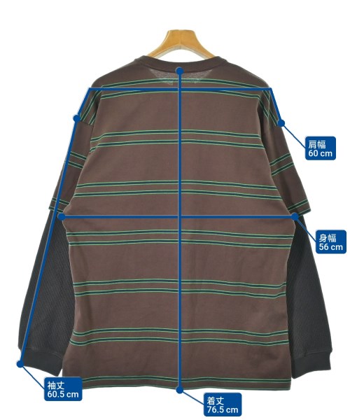 WTAPS（ダブルタップス）Tシャツ・カットソー 茶 サイズ:03(L位) メンズ/2200642854018