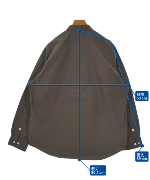 WTAPS（ダブルタップス）カジュアルシャツ 茶 サイズ:3(L位) メンズ/2200642942029