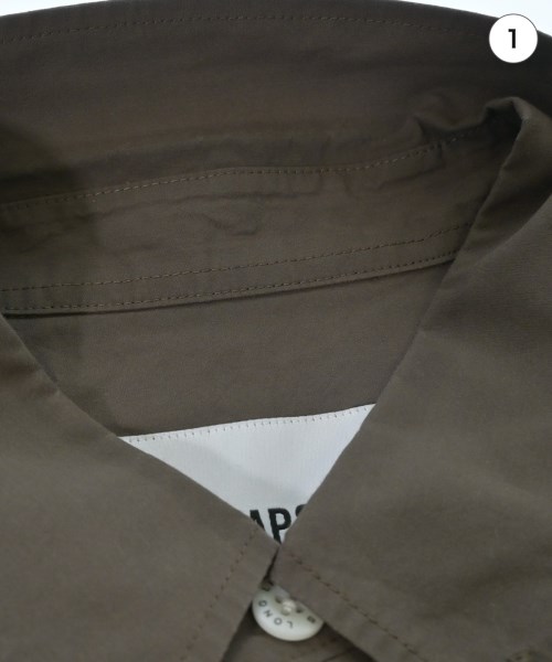 WTAPS（ダブルタップス）カジュアルシャツ 茶 サイズ:3(L位) メンズ/2200642942029