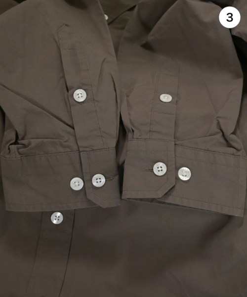 WTAPS（ダブルタップス）カジュアルシャツ 茶 サイズ:3(L位) メンズ/2200642942029