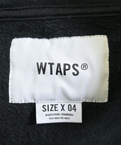 WTAPS（ダブルタップス）スウェット 黒 サイズ:4(XL位) メンズ/2200629837010