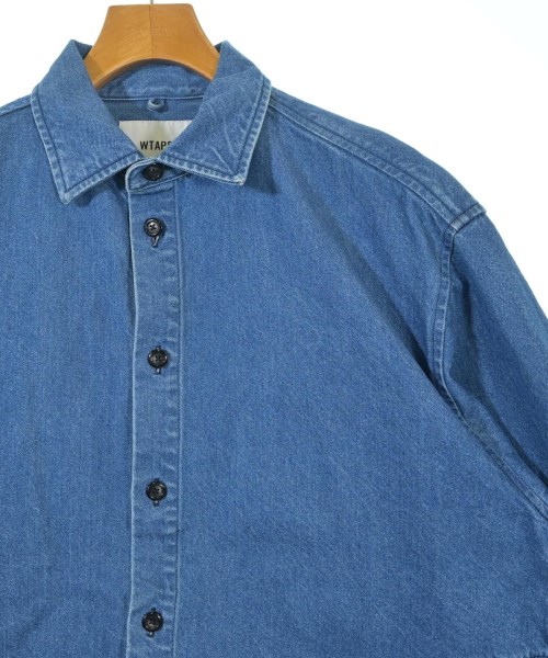 WTAPS（ダブルタップス）カジュアルシャツ 青 サイズ:2(M位) メンズ/2200634582011