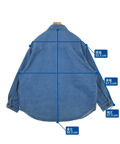 WTAPS（ダブルタップス）カジュアルシャツ 青 サイズ:2(M位) メンズ/2200634582011