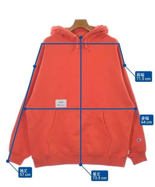 WTAPS（ダブルタップス）パーカー オレンジ サイズ:XL メンズ/2200644019033