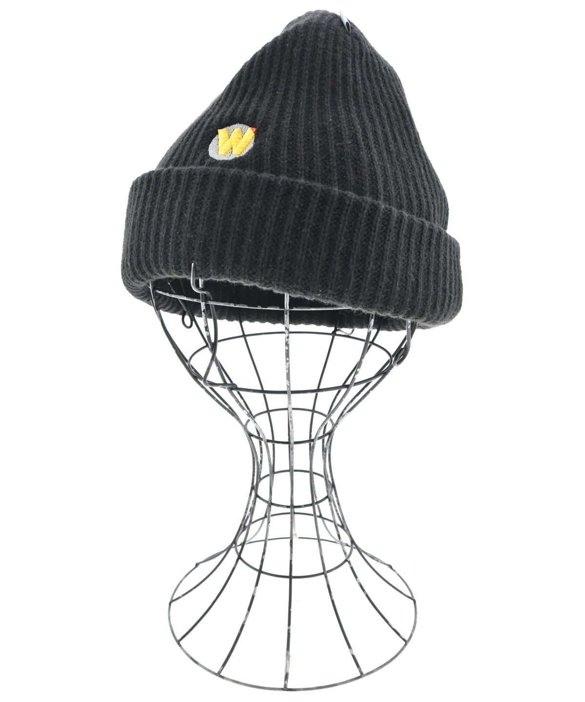 WTAPS（ダブルタップス）ニットキャップ・ビーニー 黒 サイズ:- メンズ