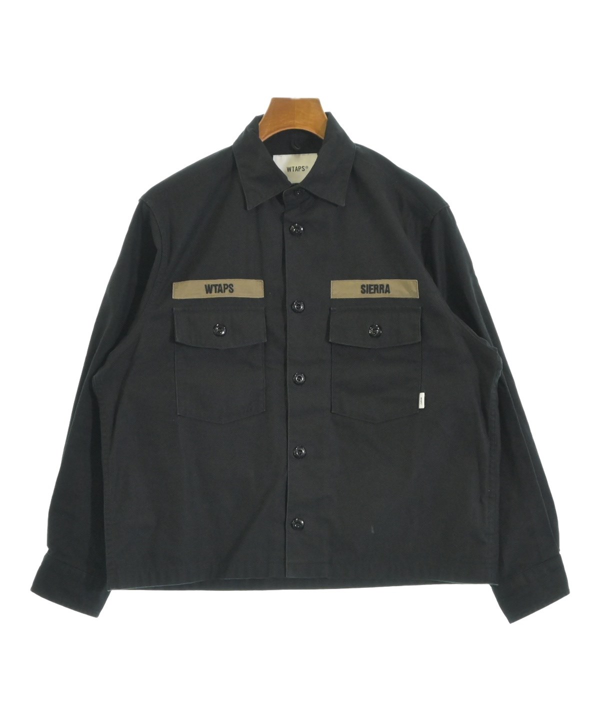 WTAPS ミリタリージャケット 黒 WTAPS（ダブルタップス）ミリタリーブルゾン 黒 サイズ:01(S位