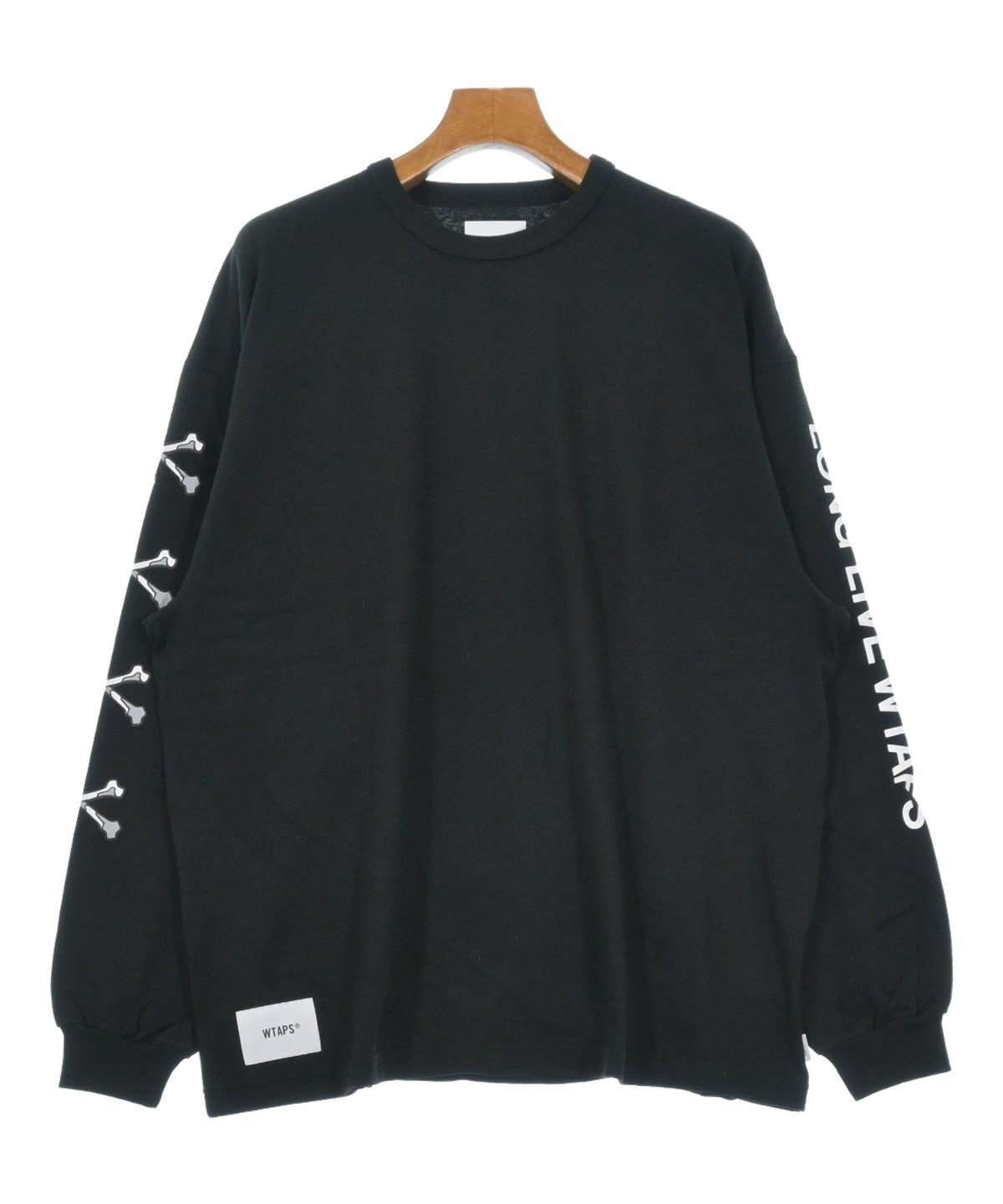 ダブルタップス WTAPS　ロゴ刺繍 ラグラン 長袖カットソー 登坂着用 WTAPS（ダブルタップス）Tシャツ・カットソー 黒 サイズ:03(L位