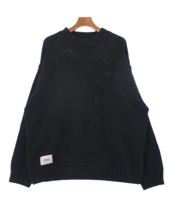 WTAPS（ダブルタップス）ニット・セーター 黒 サイズ:04(XL位) メンズ