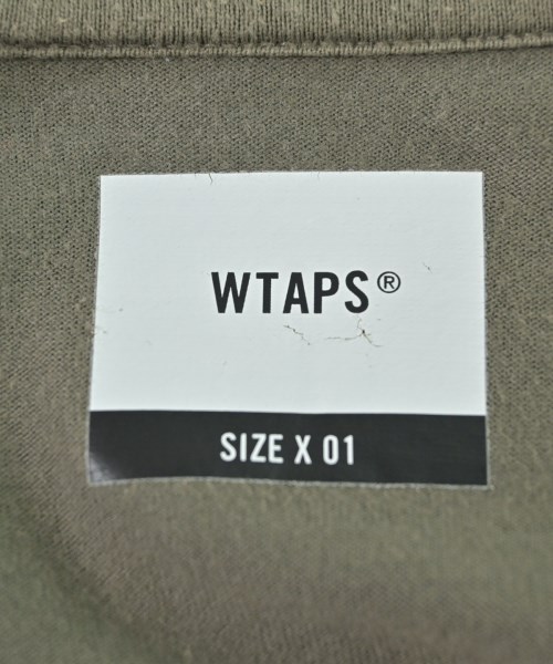 WTAPS（ダブルタップス）Tシャツ・カットソー カーキ サイズ:1(S位) メンズ/2200538144162