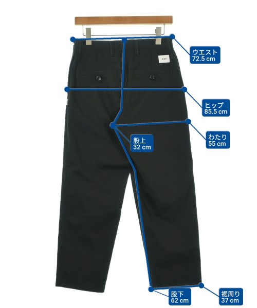 WTAPS（ダブルタップス）チノパン 黒 サイズ:01(S位) メンズ/2200540924356