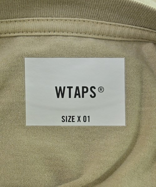 WTAPS（ダブルタップス）Tシャツ・カットソー ベージュ サイズ:01(S位) メンズ/2200541225216