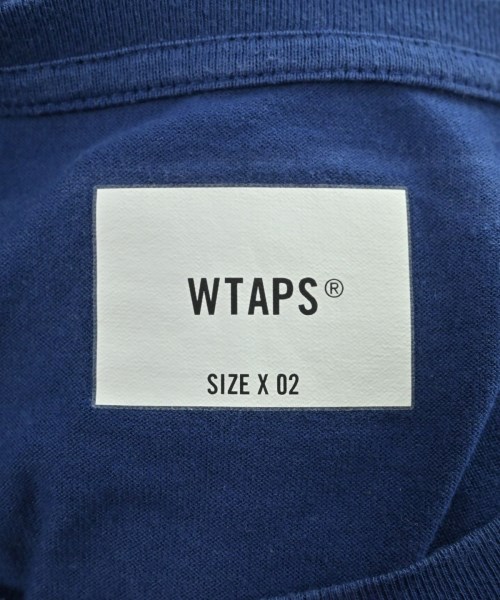 WTAPS（ダブルタップス）Tシャツ・カットソー 青 サイズ:02(M位) メンズ/2200541225285