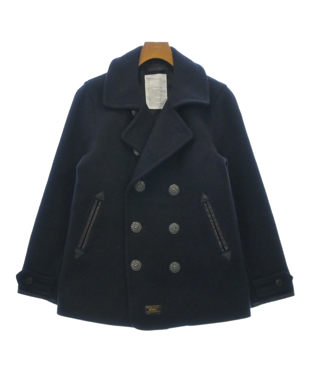 WTAPS ダブルタップス ピーコート / カラー ネイビー / サイズ 02 WTAPS（ダブルタップス）ピーコート 紺 サイズ:2(M位) メンズ