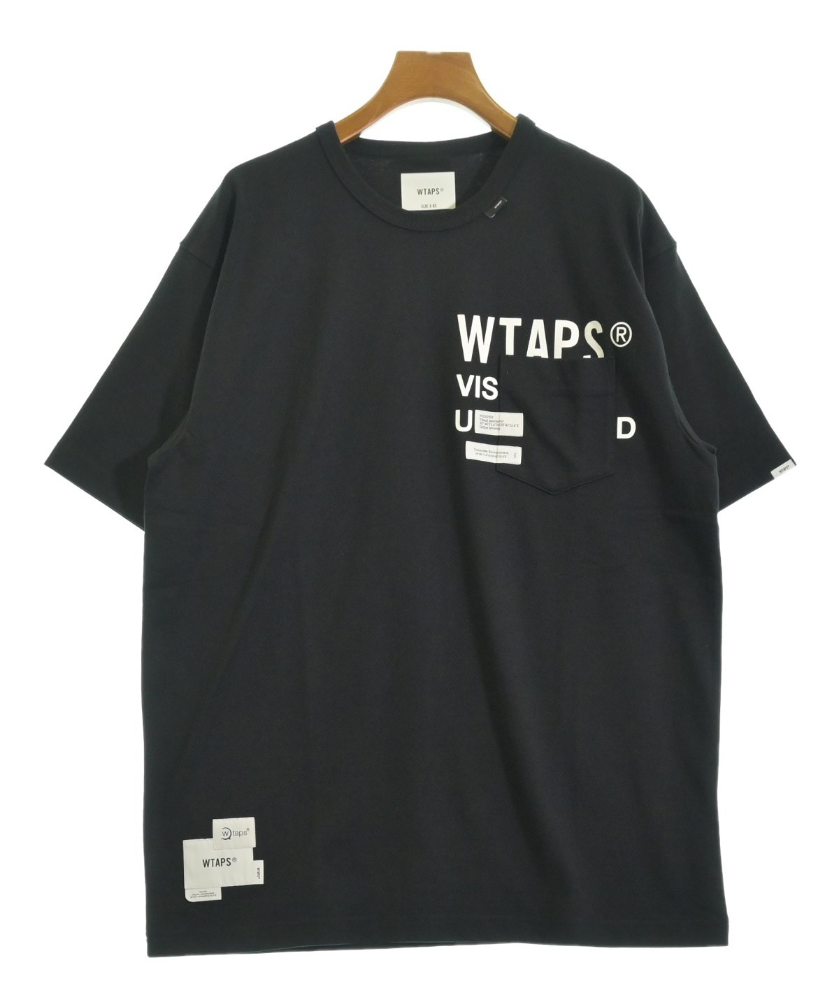 ダブルタップス　ロンT 即日発送　　WTAPS ブラック　サイズ03 WTAPS ダブルタップス ロンT ＊関税 送料込＊ (Tシャツ