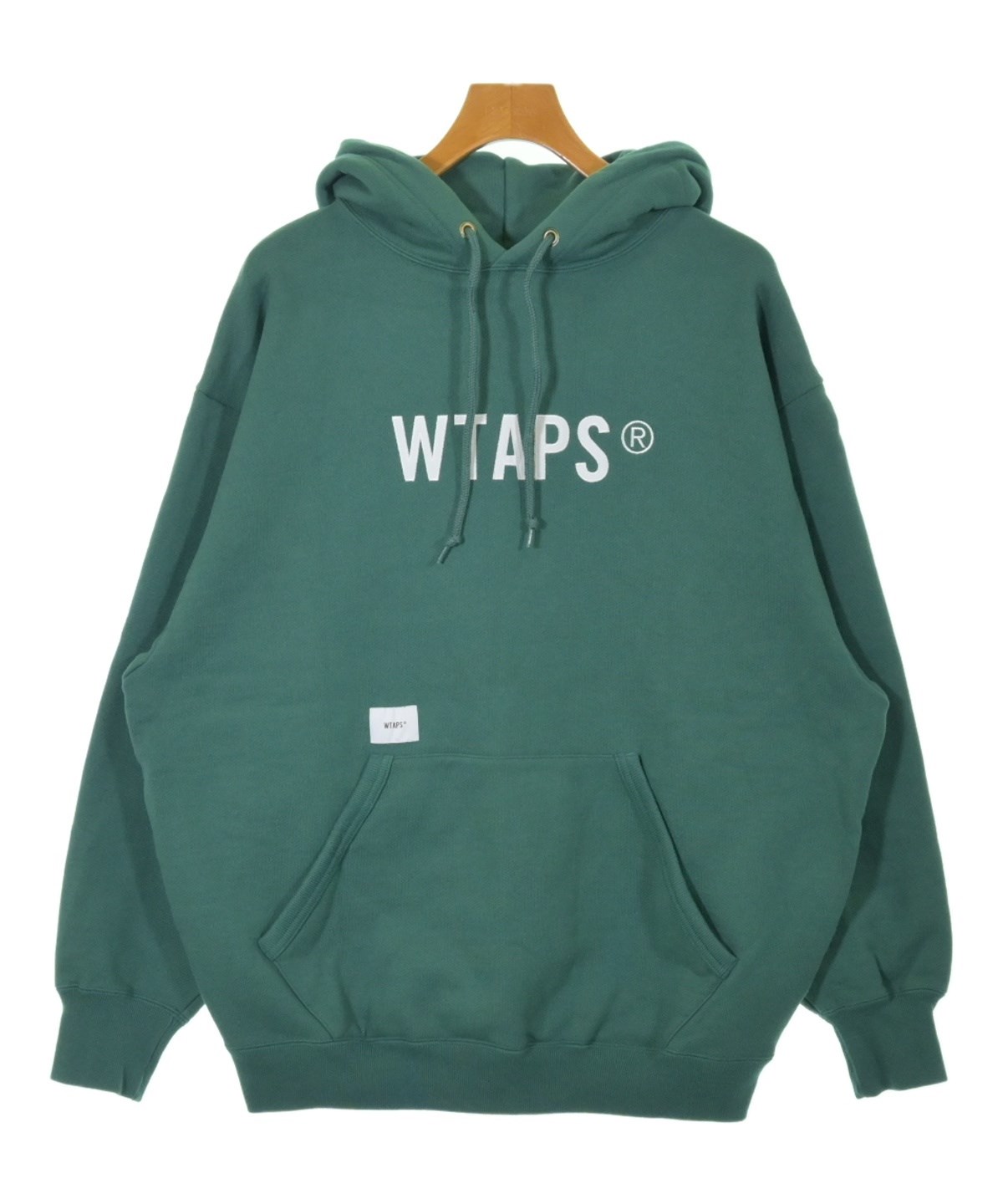 WTAPS（ダブルタップス）パーカー 緑 サイズ:04(XL位) メンズ